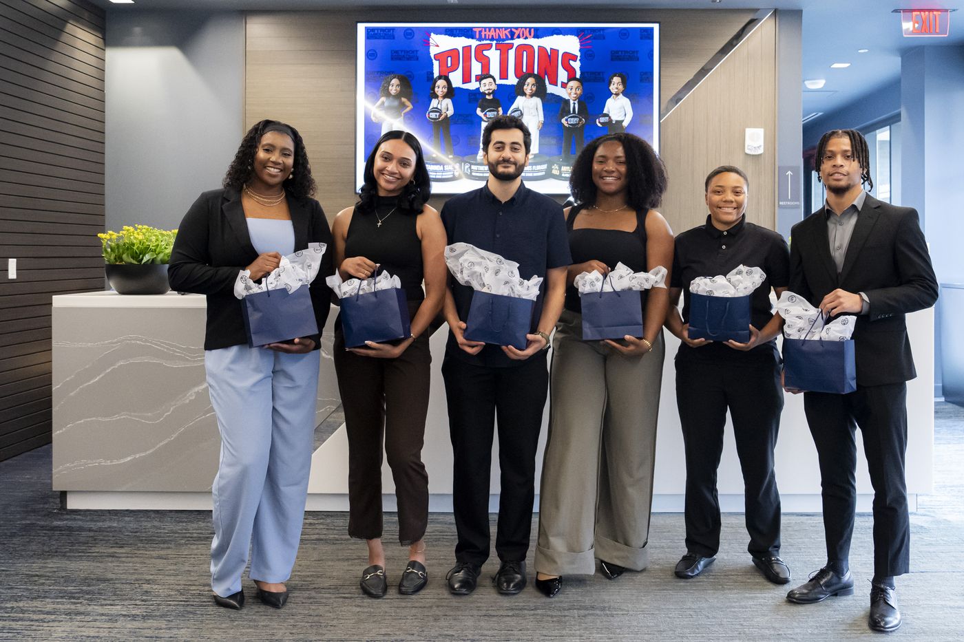 ASTAR members at the Detroit Pistons Emerging Talent Summit